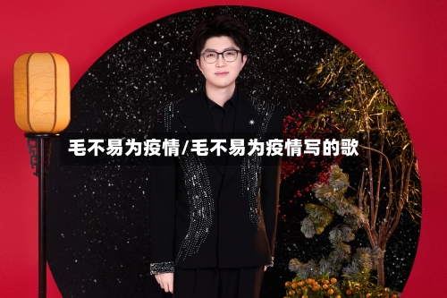 毛不易为疫情/毛不易为疫情写的歌