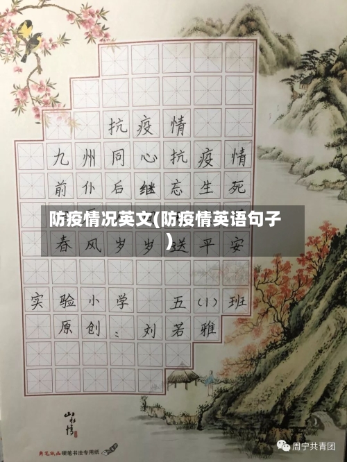 防疫情况英文(防疫情英语句子)-第3张图片
