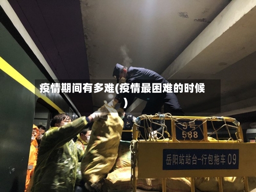 疫情期间有多难(疫情最困难的时候)-第2张图片