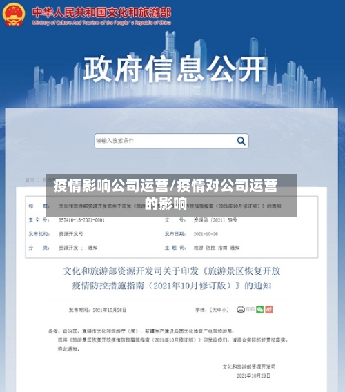 疫情影响公司运营/疫情对公司运营的影响-第3张图片